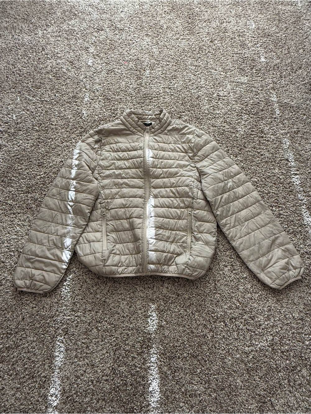 Lightweight Quilted Women's Jacket - Beige